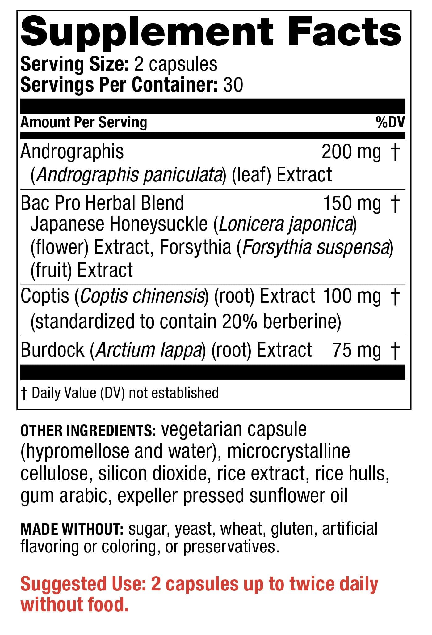 Redd Remedies Immune Bac Pro