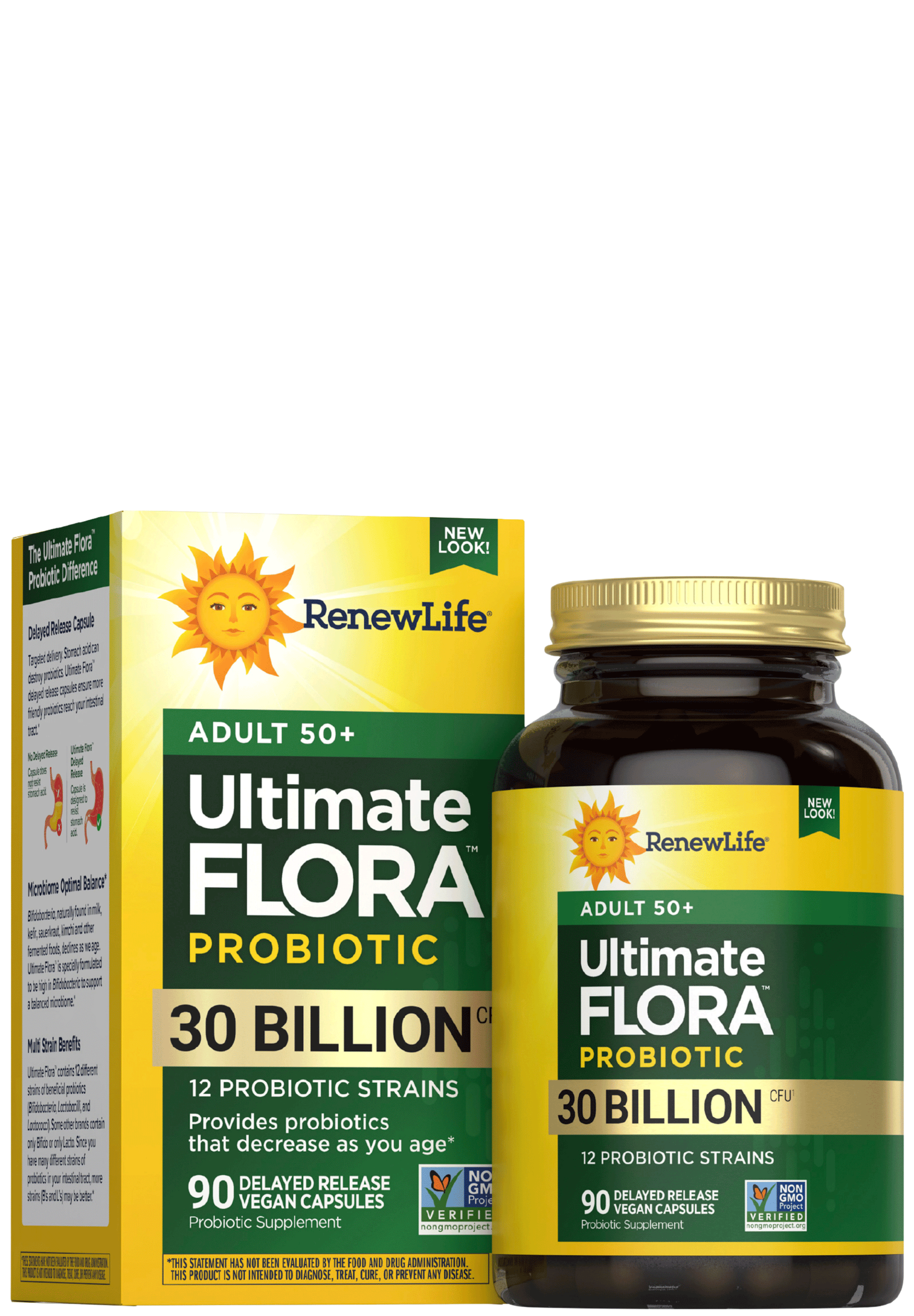 Renew Life Adult 50+ Ultimate Flora Probiotic 30 Billion (Formerly Ultimate Flora)