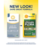 Renew Life Adult 50+ Ultimate Flora Probiotic 30 Billion (Formerly Ultimate Flora)