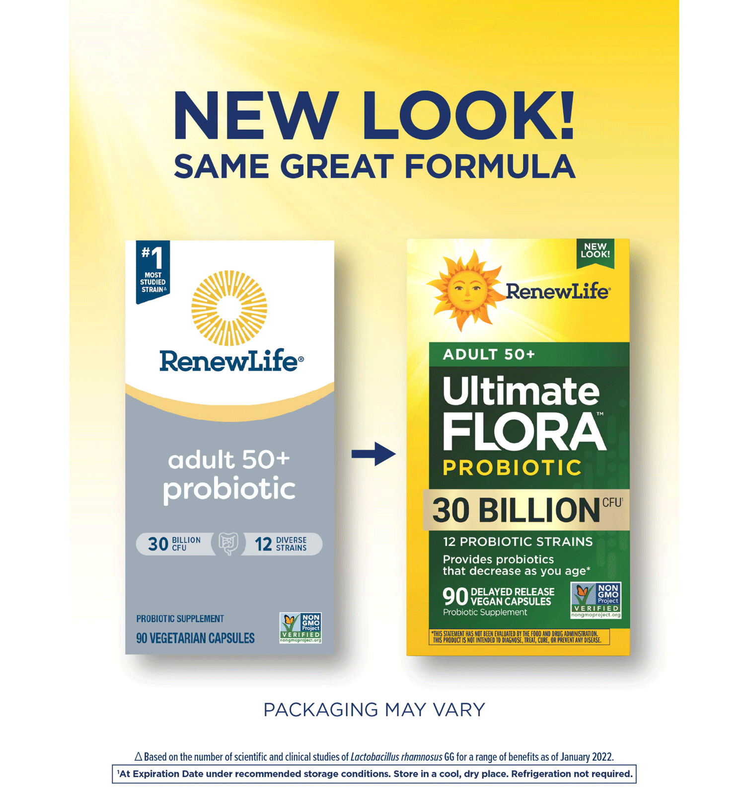 Renew Life Adult 50+ Ultimate Flora Probiotic 30 Billion (Formerly Ultimate Flora)