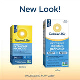 Renew Life Extra Care Ultimate Flora Probiotic 50 Billion CFU (Formerly Extra Care Digestive Probiotic)