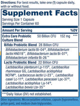 Renew Life Extra Care Ultimate Flora Probiotic 50 Billion CFU (Formerly Extra Care Digestive Probiotic)