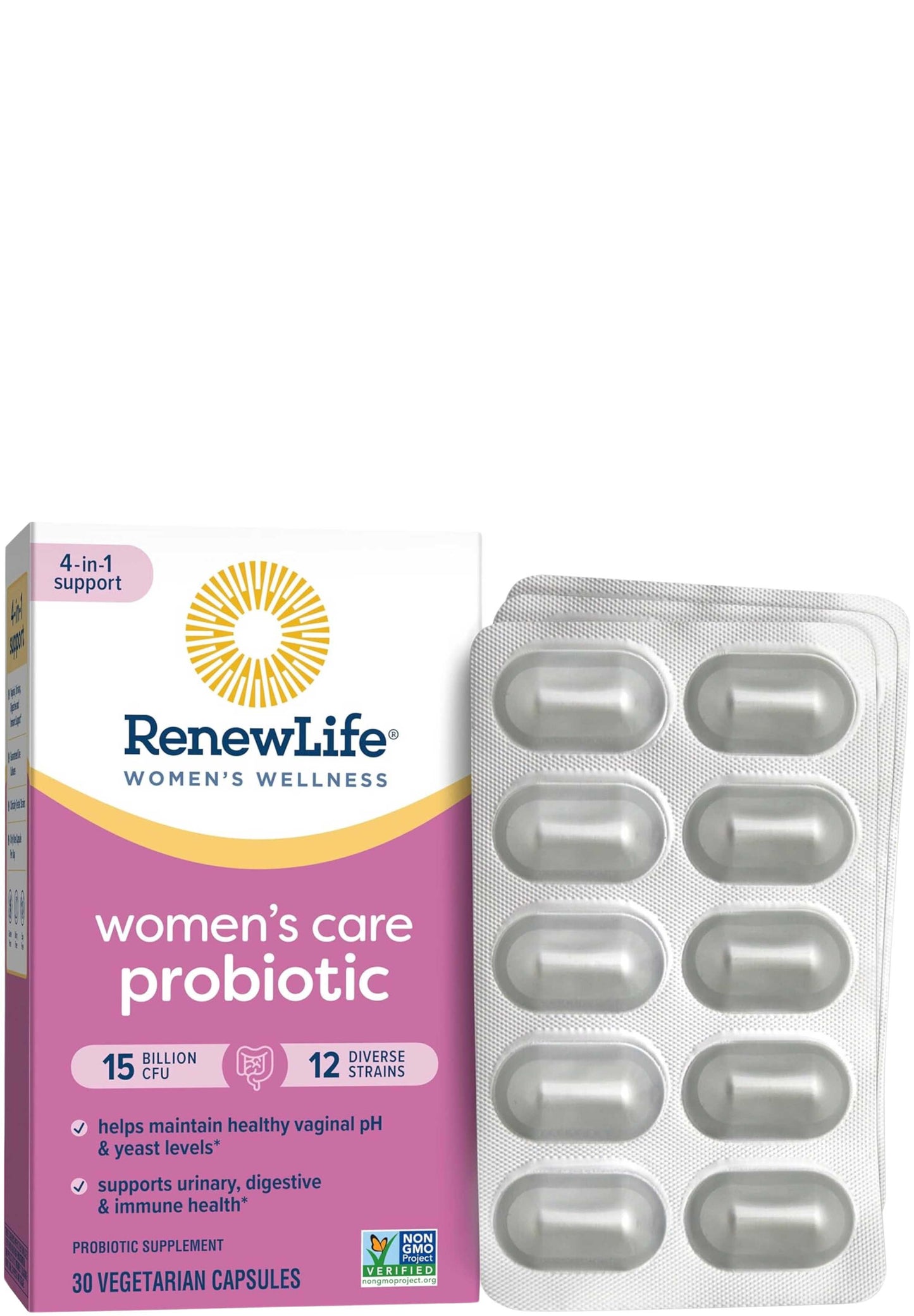 Renew Life Women’s Care Probiotic 15 Billion CFU Go-Pack