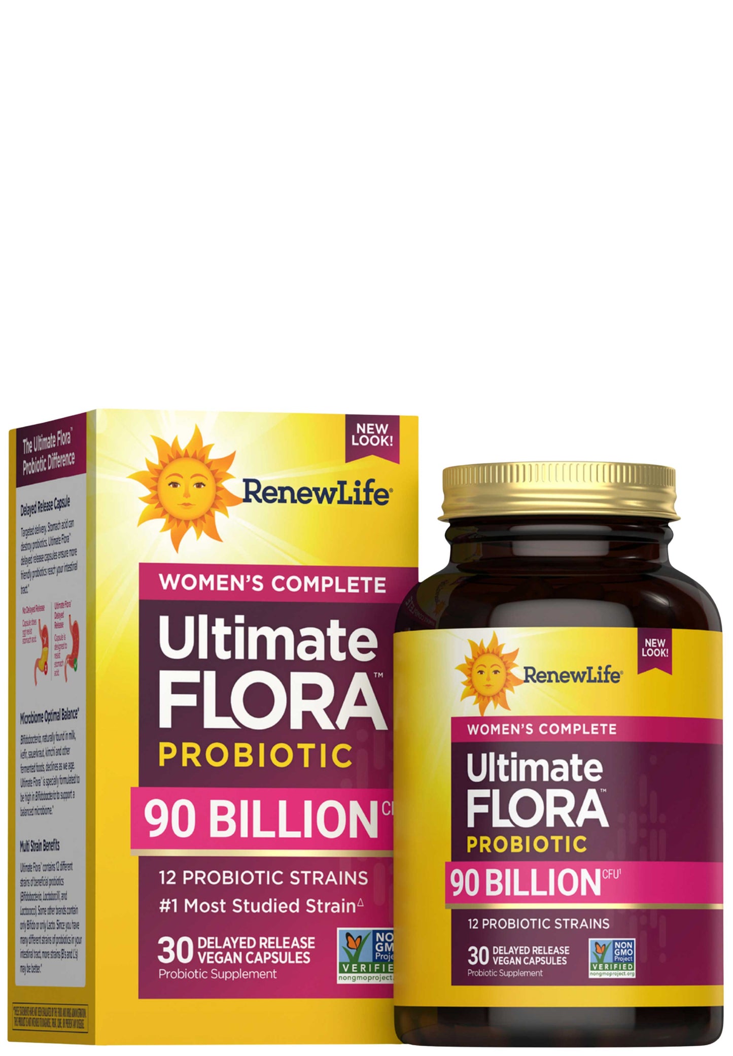 Renew Life Women's Complete Ultimate Flora Probiotic 90 Billion CFU