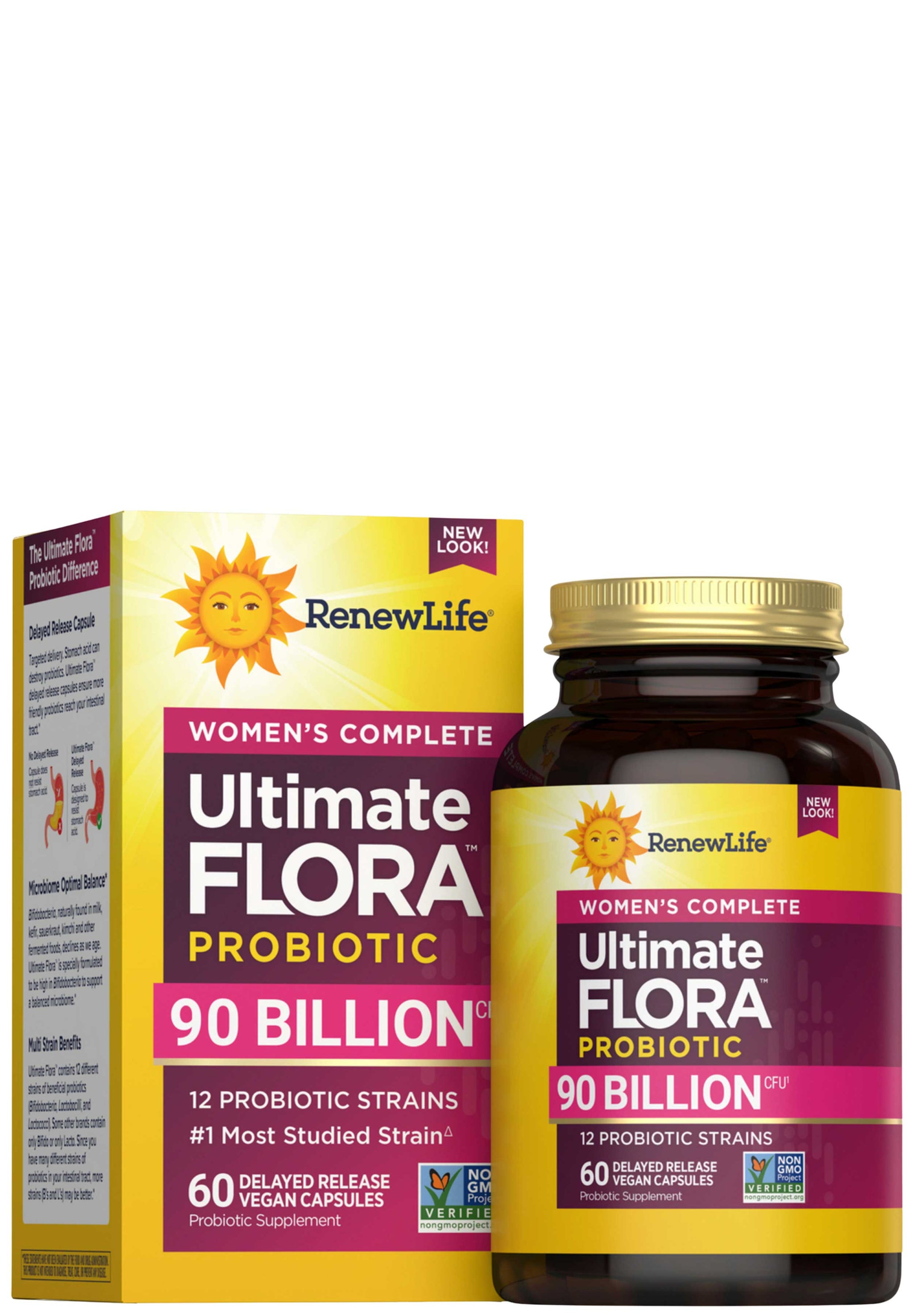 Renew Life Women's Complete Ultimate Flora Probiotic 90 Billion CFU