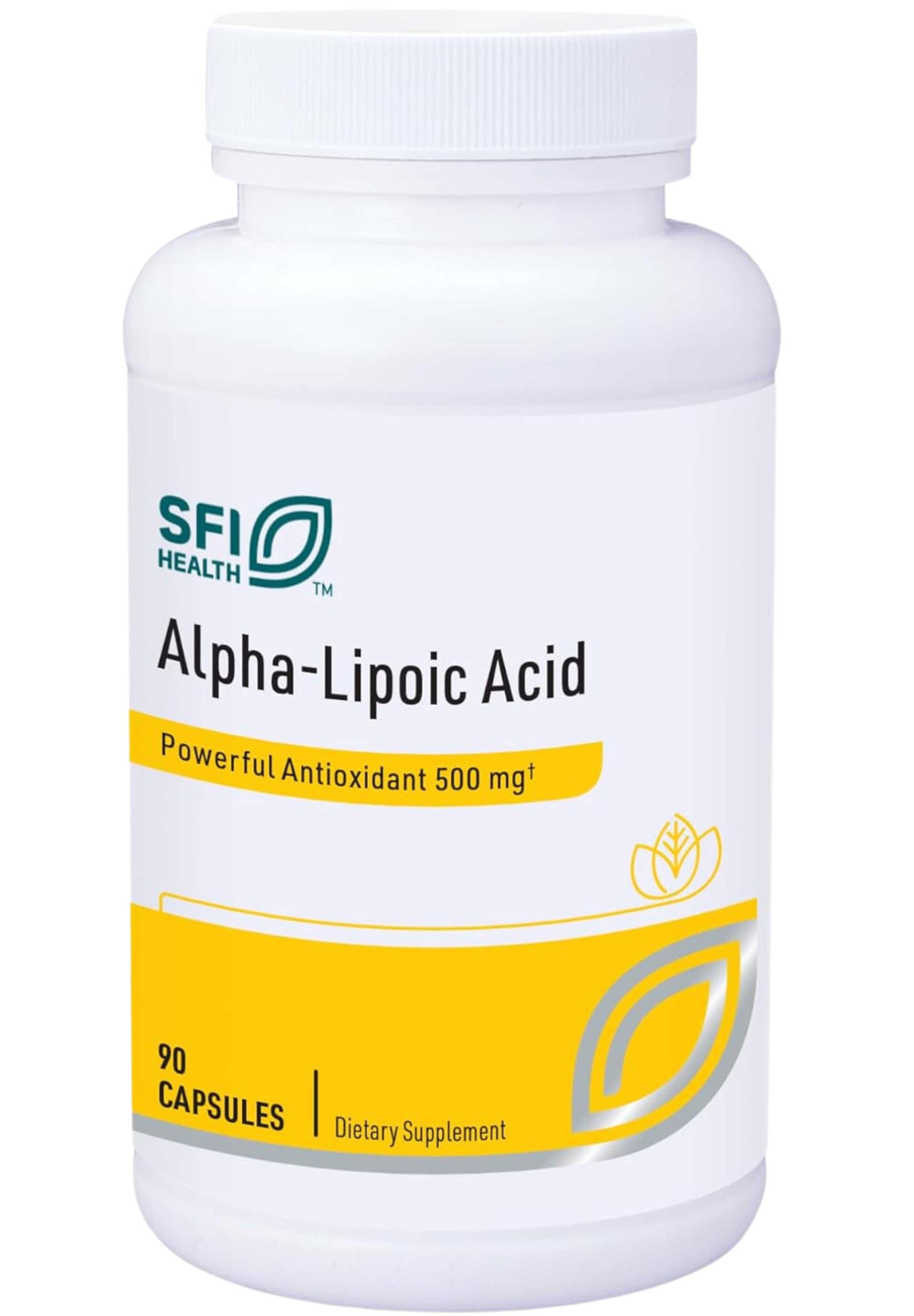 SFI HEALTH (Klaire Labs) Alpha-Lipoic Acid 500 mg