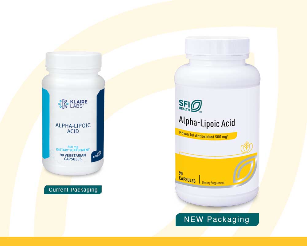 SFI HEALTH (Klaire Labs) Alpha-Lipoic Acid 500 mg