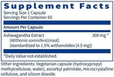SFI HEALTH (Klaire Labs) Ashwagandha Extract