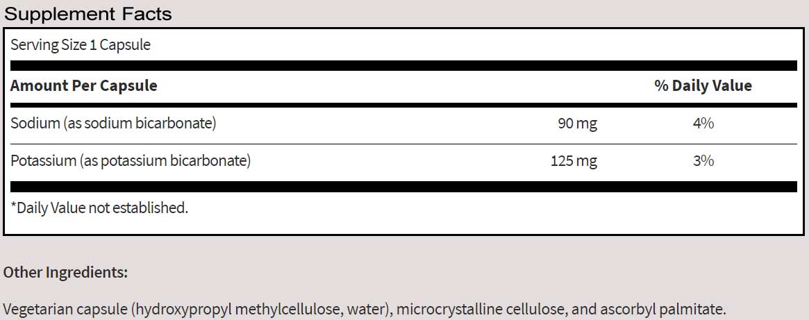SFI HEALTH (Klaire Labs) Bi-Carb Formula