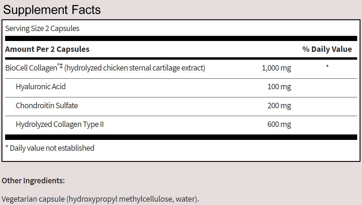 SFI HEALTH (Klaire Labs) Collagen Type II