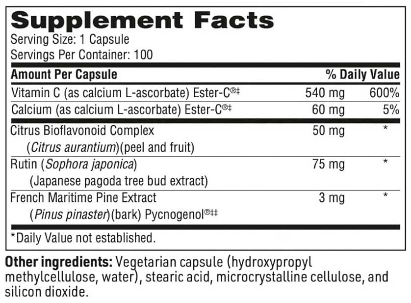 SFI HEALTH (Klaire Labs) Ester-C Bio