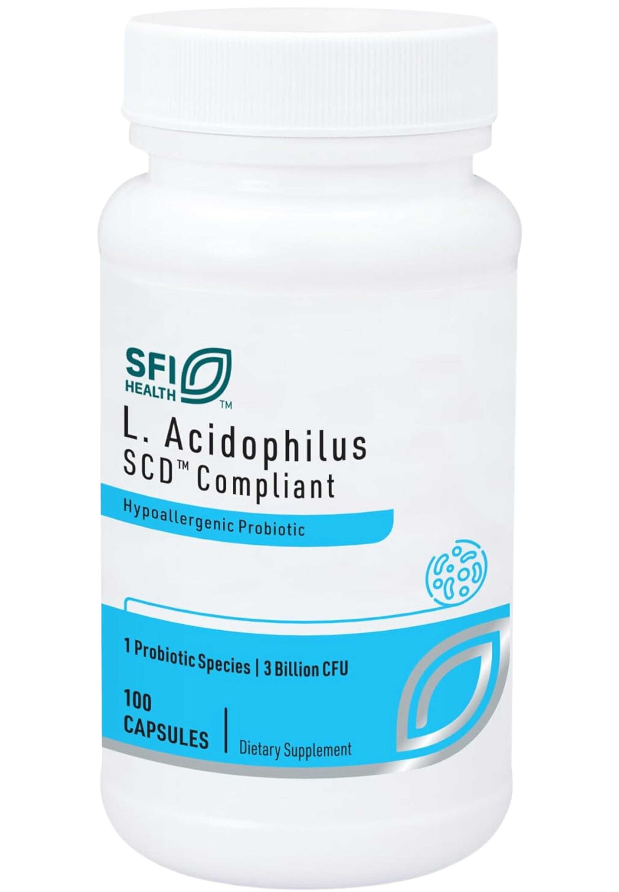 SFI HEALTH (Klaire Labs) L. Acidophilus SCD Compliant