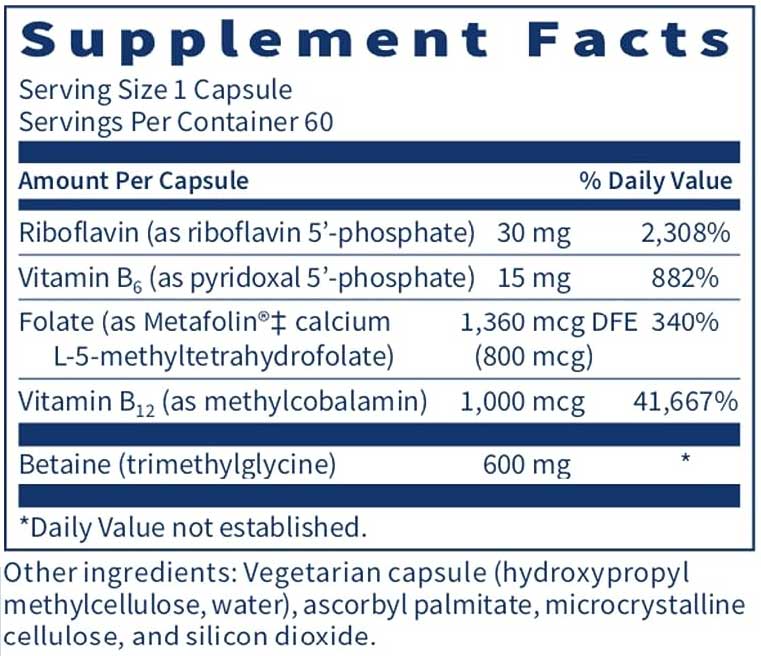 SFI HEALTH (Klaire Labs) Methyl Balance