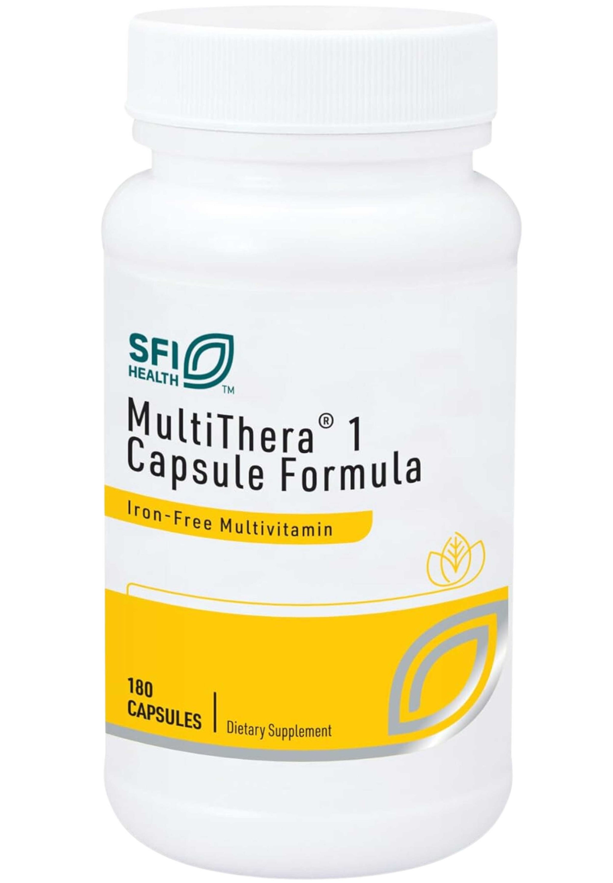 SFI HEALTH (Klaire Labs) MultiThera 1 Capsule Formula (Iron-Free)