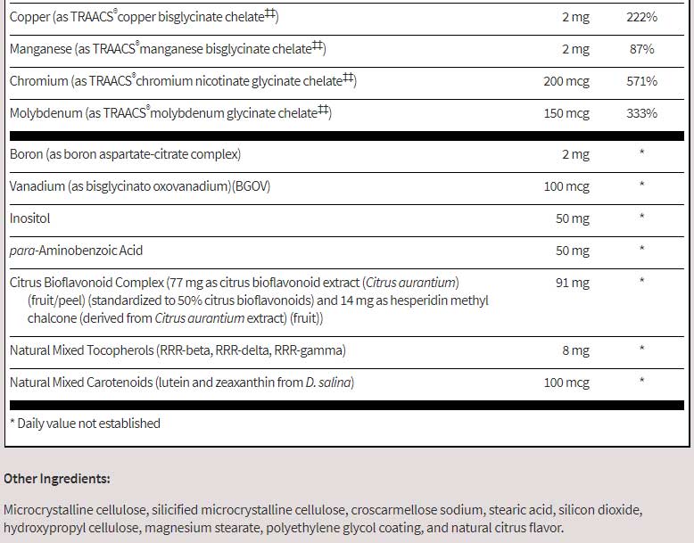 SFI HEALTH (Klaire Labs) MultiThera 1 (Iron Free)