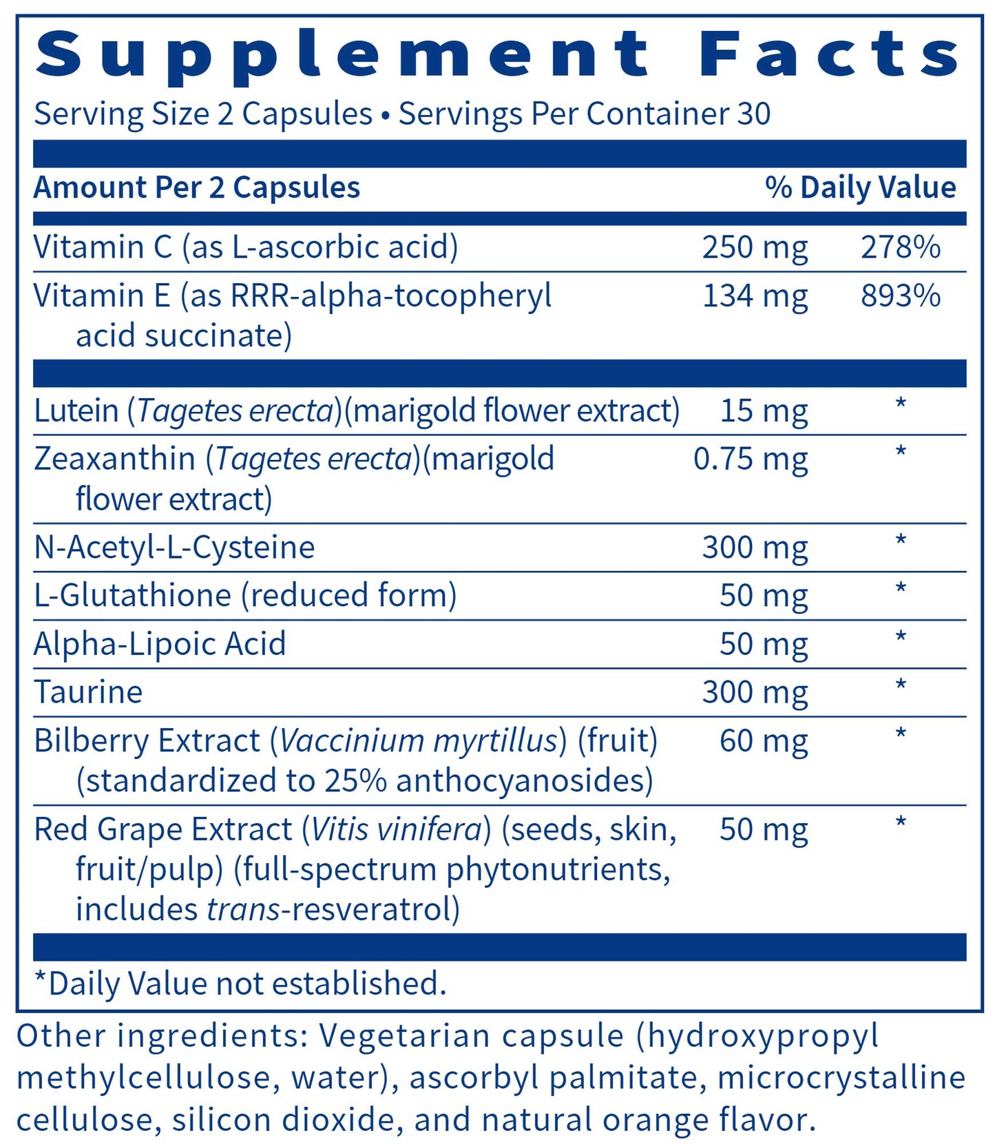 SFI HEALTH (Klaire Labs) Ocuthera