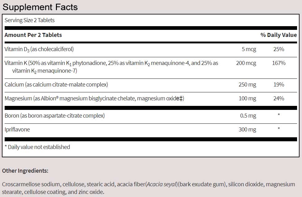 SFI HEALTH (Klaire Labs) OsteoThera Plus Ipriflavone
