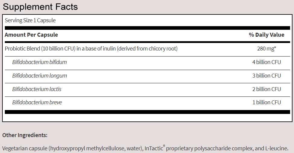 SFI HEALTH (Klaire Labs) Ther-Biotic® Bifido (Factor 4)