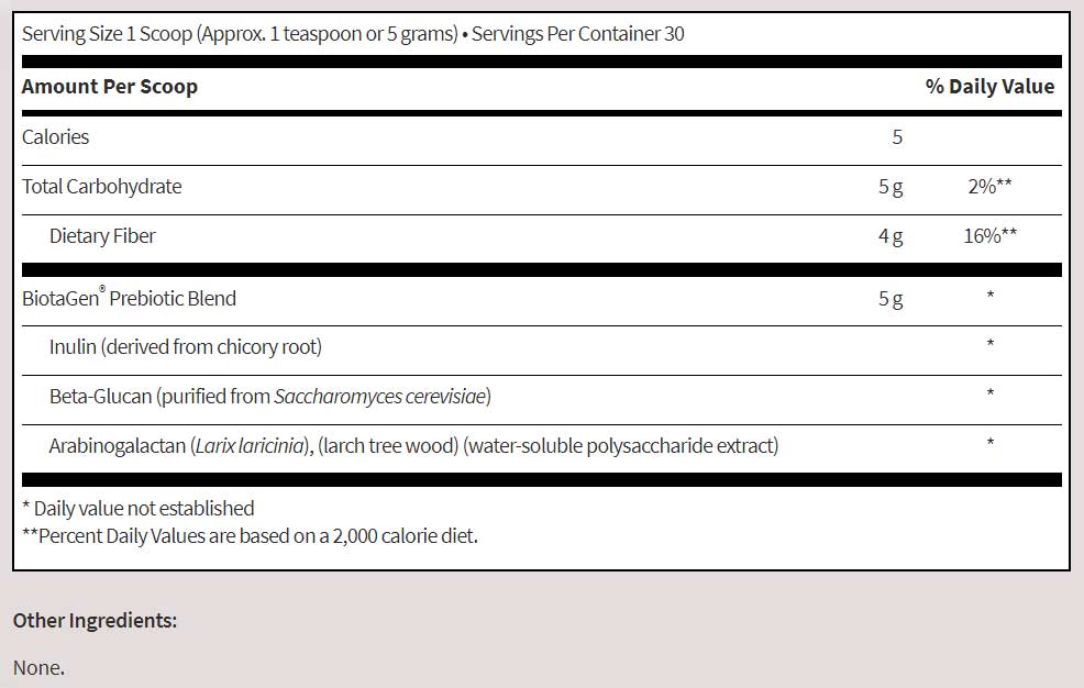 SFI HEALTH (Klaire Labs) Ther-Biotic Biotagen Powder