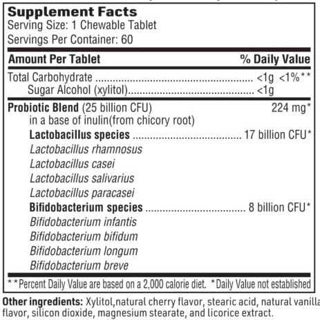 SFI HEALTH (Klaire Labs) Ther-Biotic® Kid's (Children's Chewable)