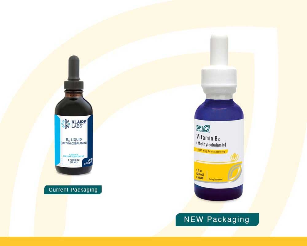 SFI HEALTH (Klaire Labs) Vitamin B12 Liquid (Methylcobalamin 1000 mcg)