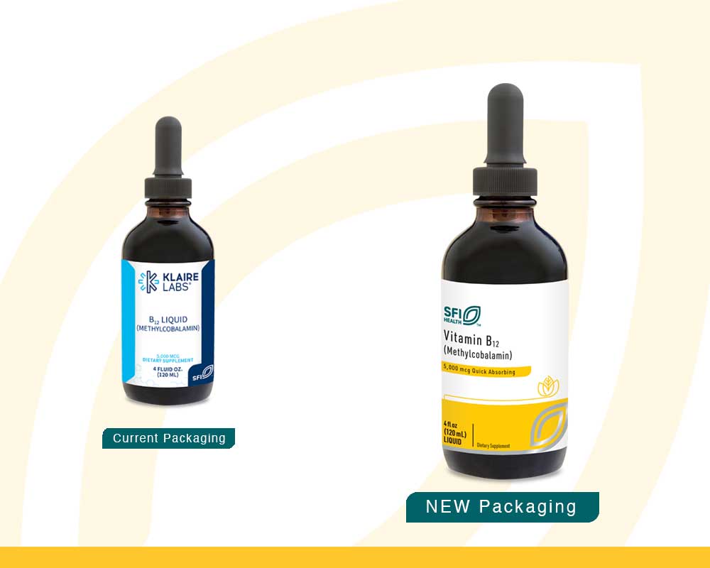 SFI HEALTH (Klaire Labs) Vitamin B12 Liquid (Methylcobalamin 5000 mcg)