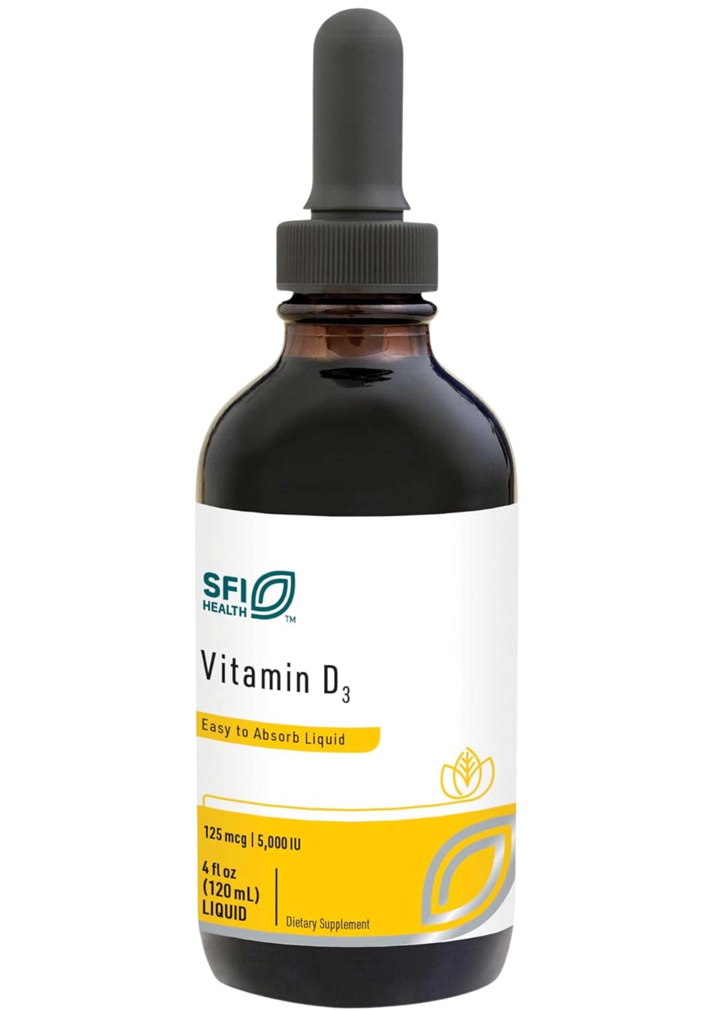 SFI HEALTH (Klaire Labs) Vitamin D3 (5,000 IU) Liquid