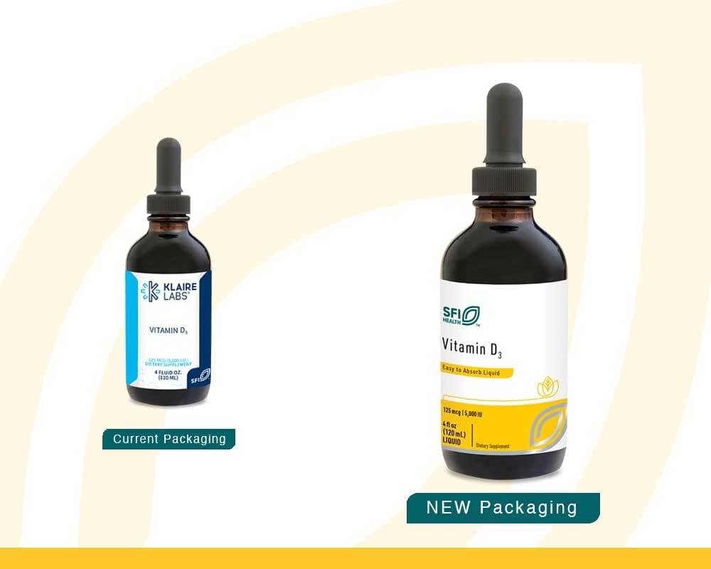 SFI HEALTH (Klaire Labs) Vitamin D3 (5,000 IU) Liquid