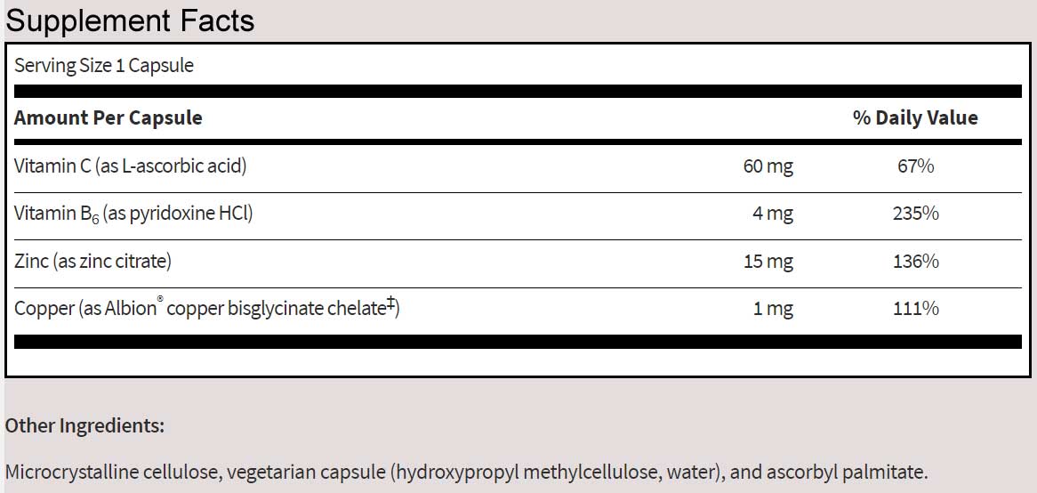 SFI HEALTH (Klaire Labs) Zinc Plus