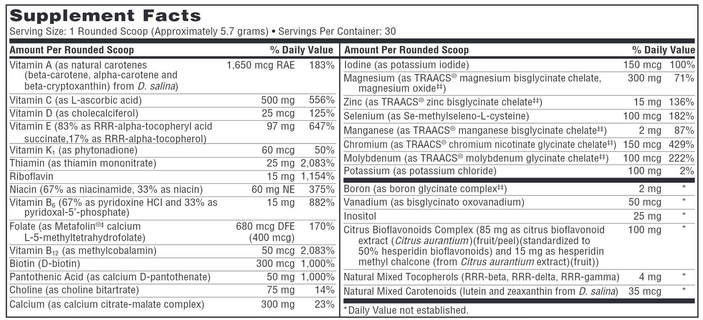 SFI HEALTH (Klaire Labs) Vitaspectrum Powder