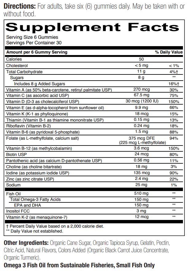 SmartyPants Adult Formula