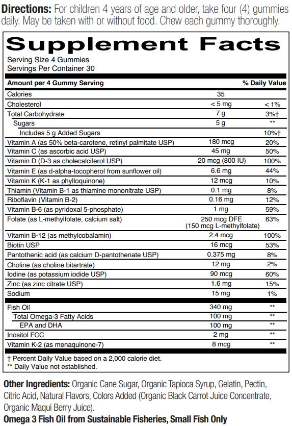 SmartyPants Kids Formula - Cherry Berry