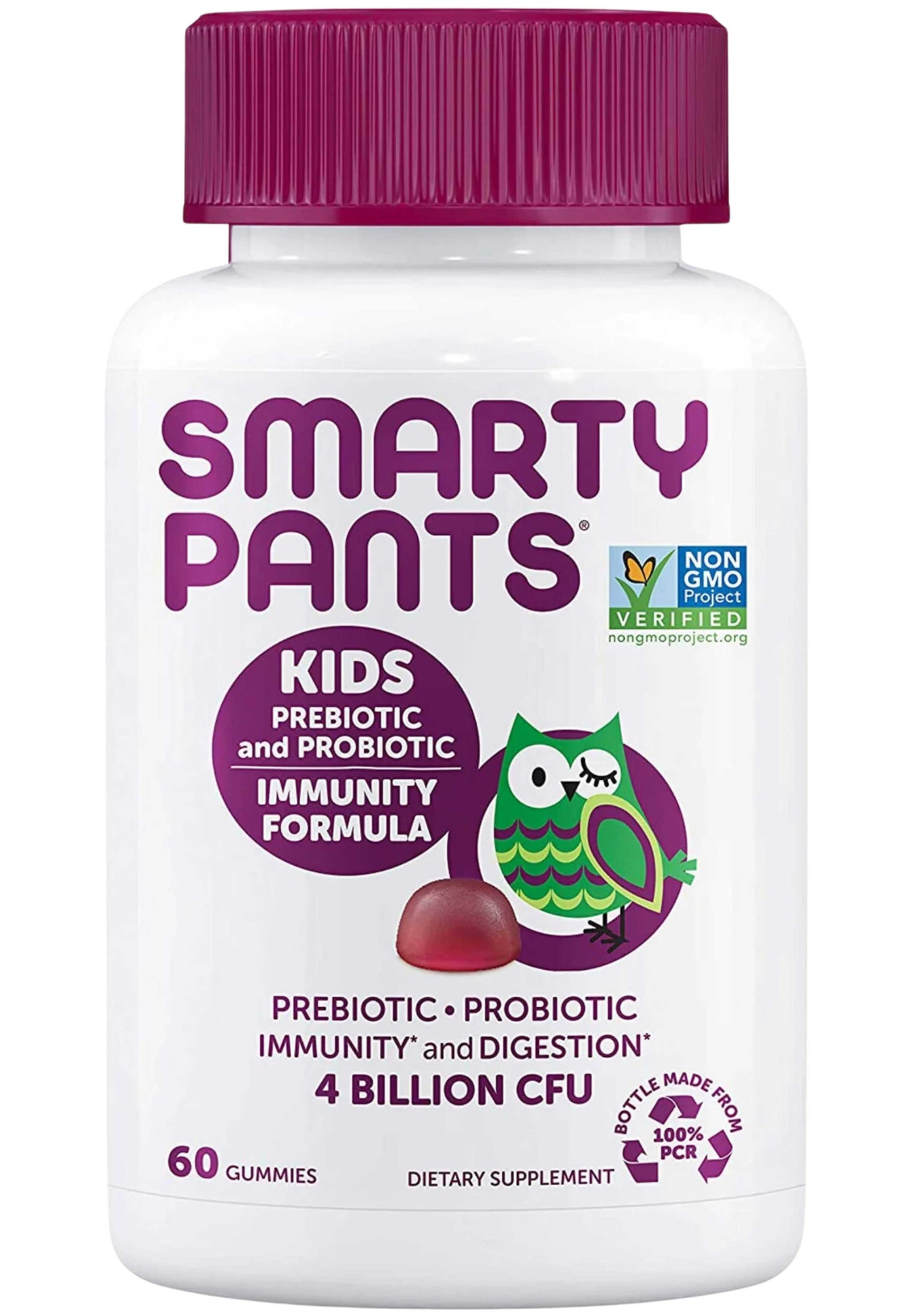 SmartyPants Kids Prebiotic and Probiotic Immunity Formula - Grape