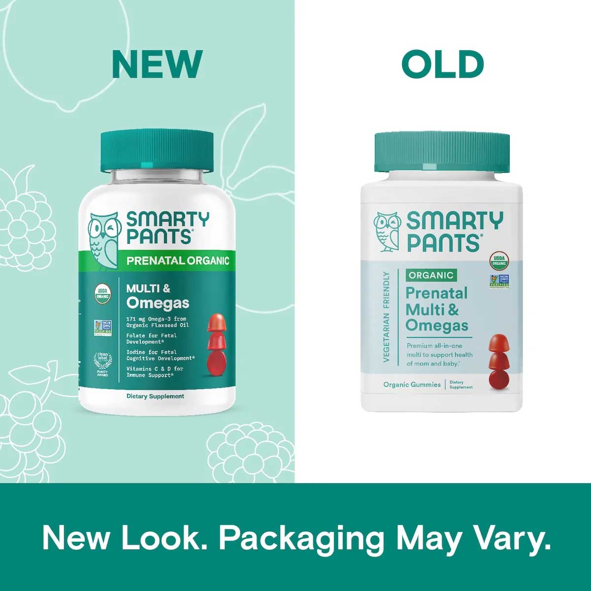 SmartyPants Prenatal Organic Multi & Omegas (Formerly Prenatal Organic Formula)
