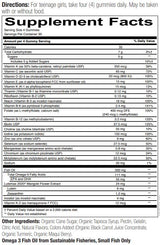 SmartyPants Teen Girl Multi & Omegas (Formerly Teen Girl Formula)