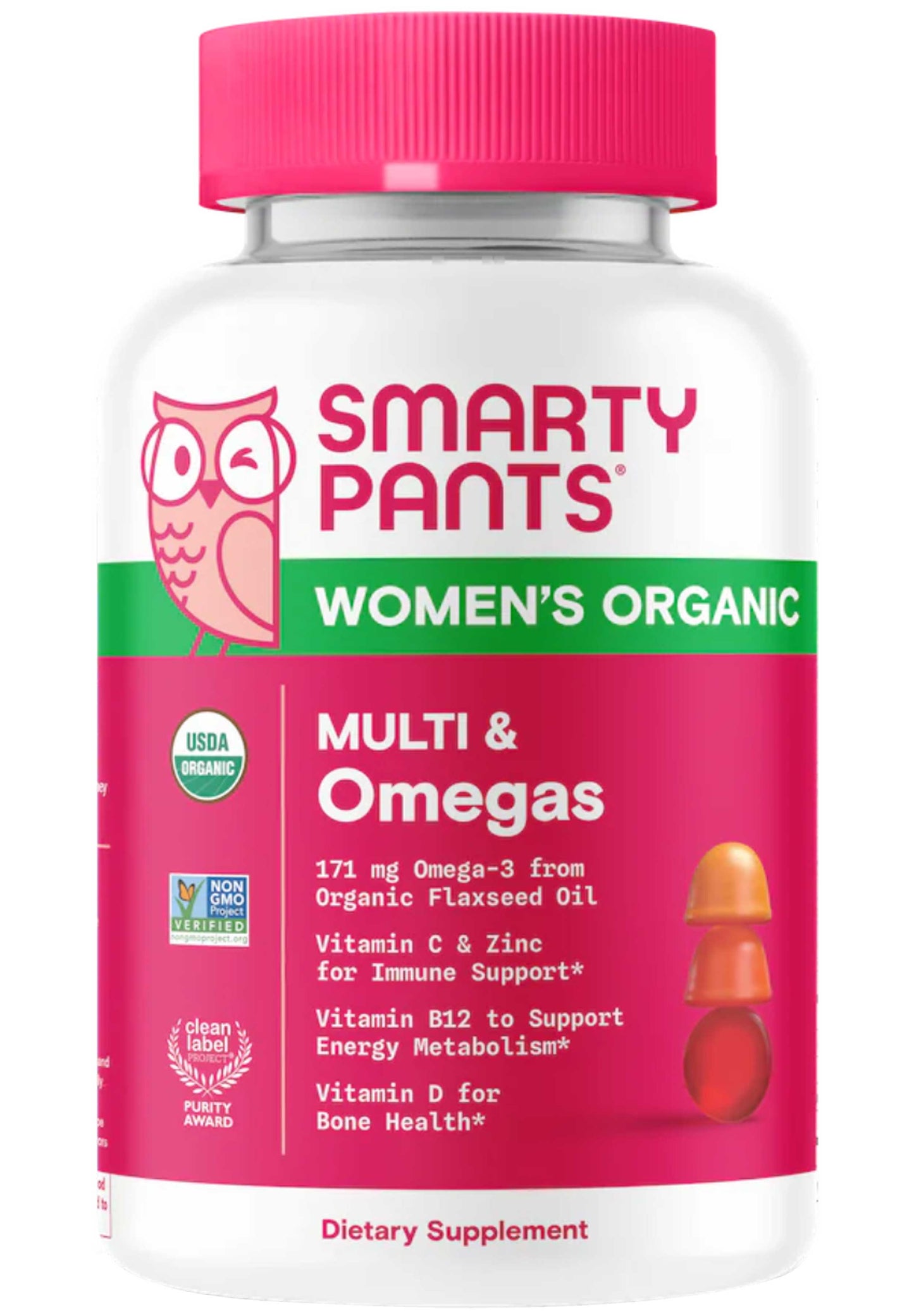 SmartyPants Women's Organic Multi & Omegas (Formerly Women's Organic Formula)