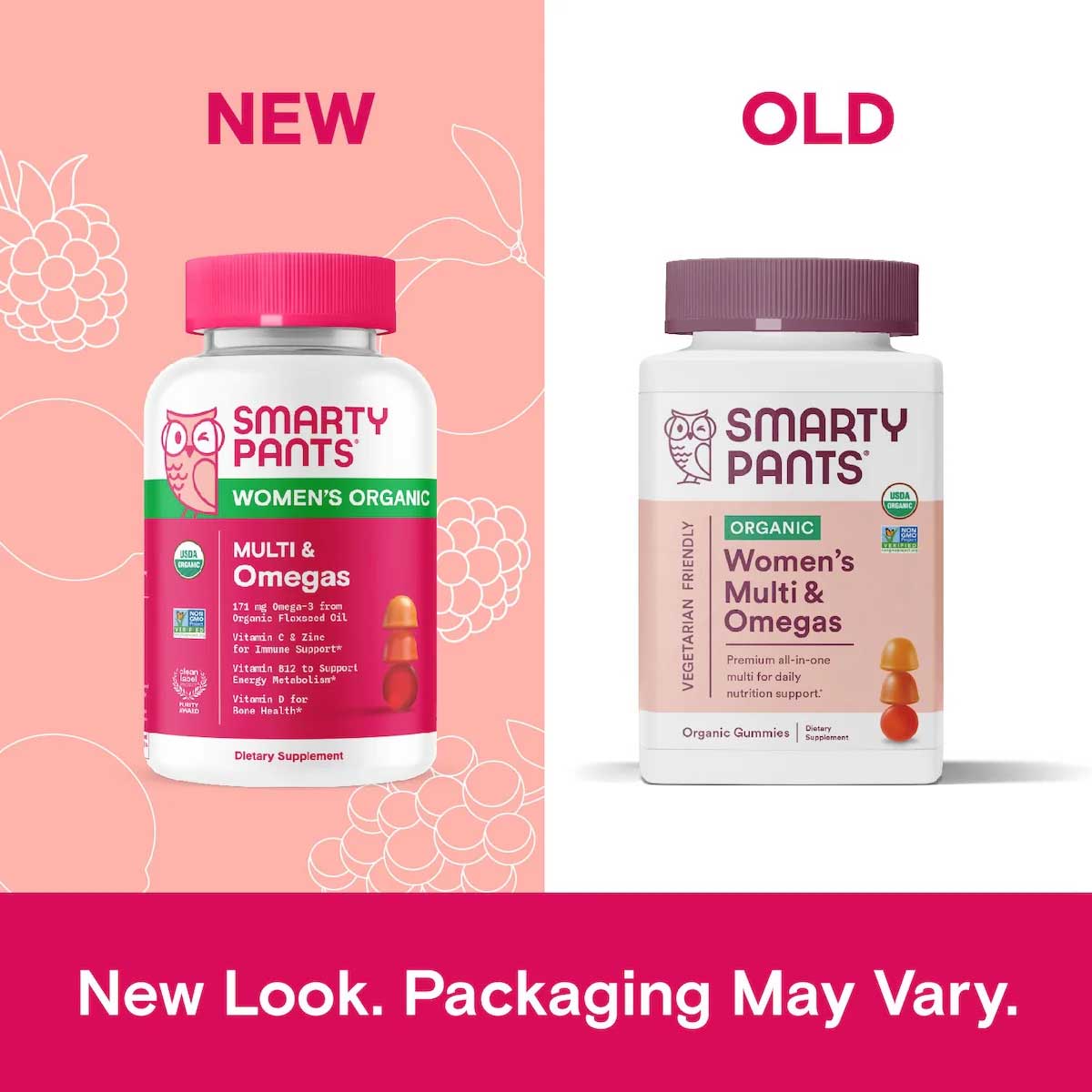 SmartyPants Women's Organic Multi & Omegas (Formerly Women's Organic Formula)