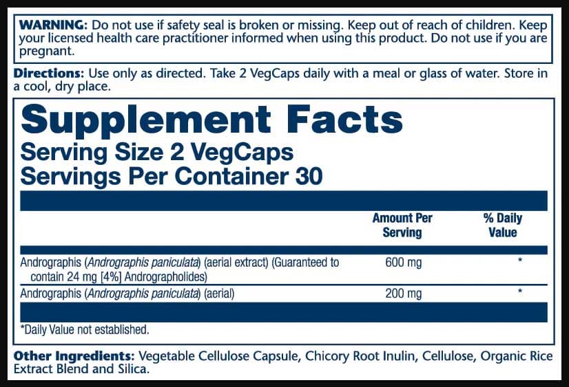 Solaray Andrographis Aerial Extract