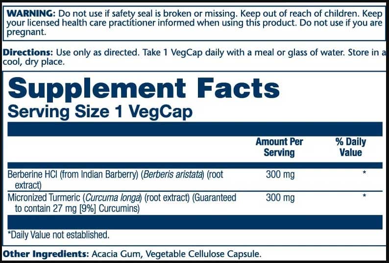 Solaray Berberine & Curcumin Vital Extracts