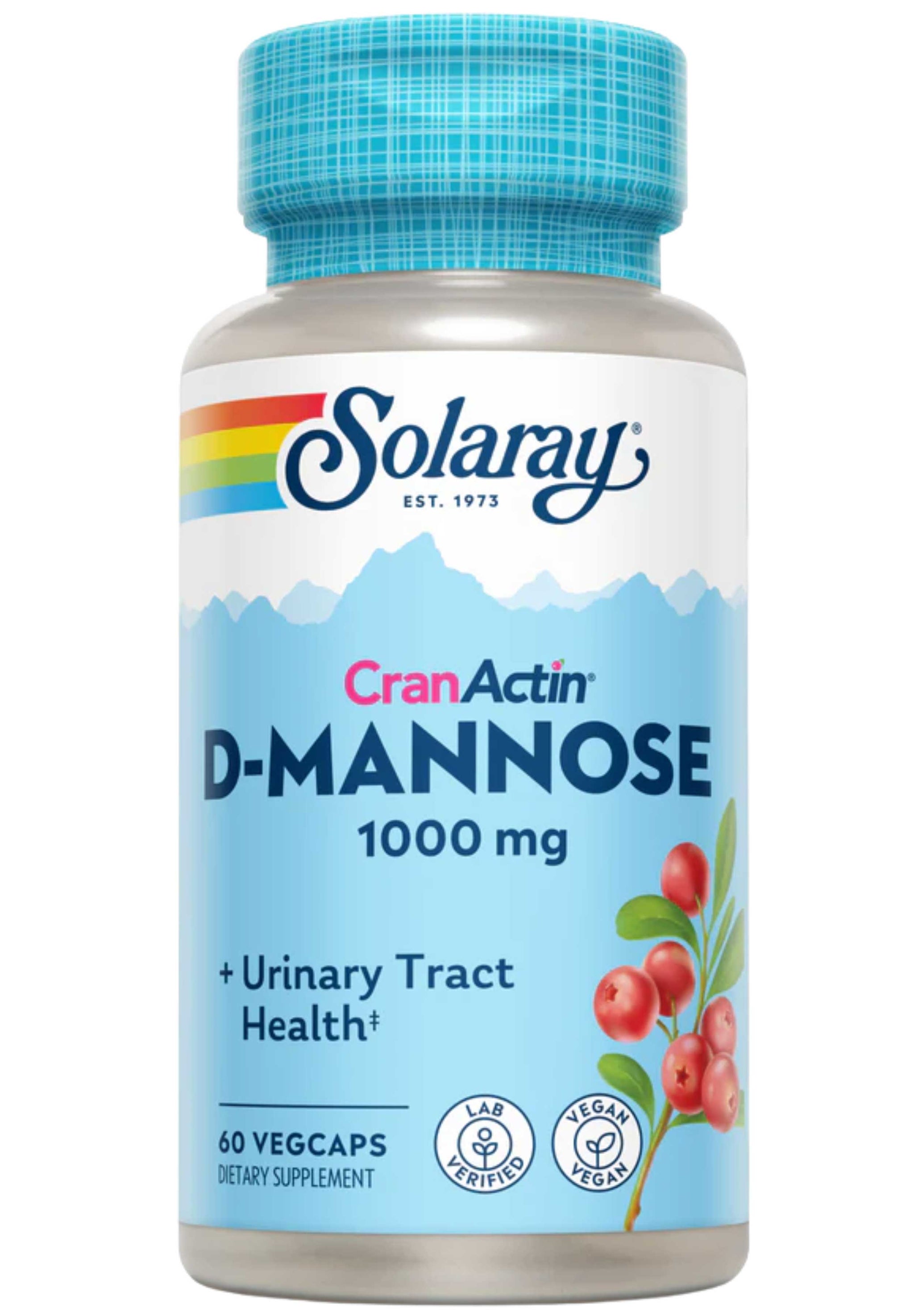 Solaray CranActin D-Mannose 1000 mg