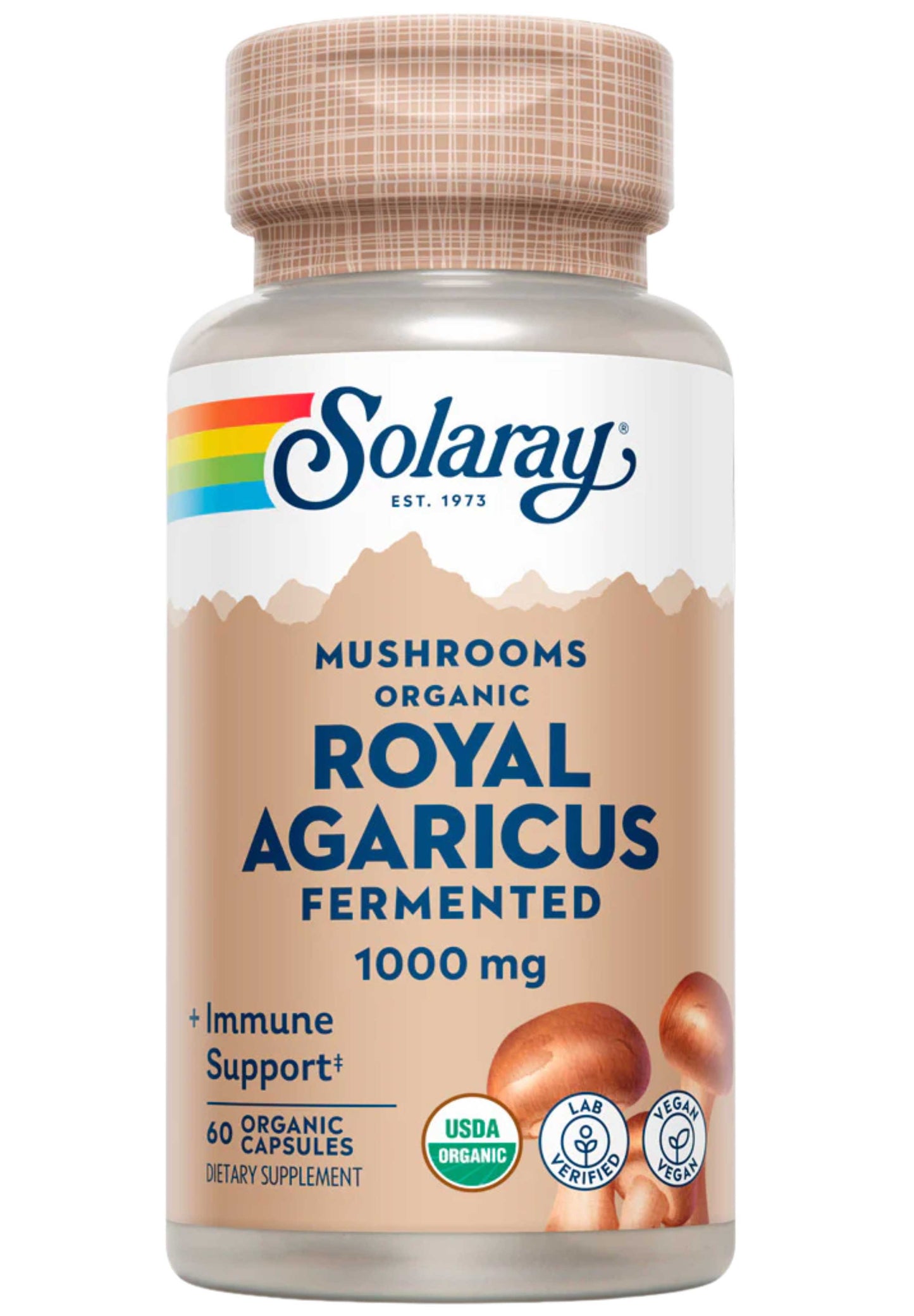 Solaray Royal Agaricus Fermented 1000 mg
