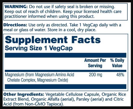 Solaray Magnesium 200 mg