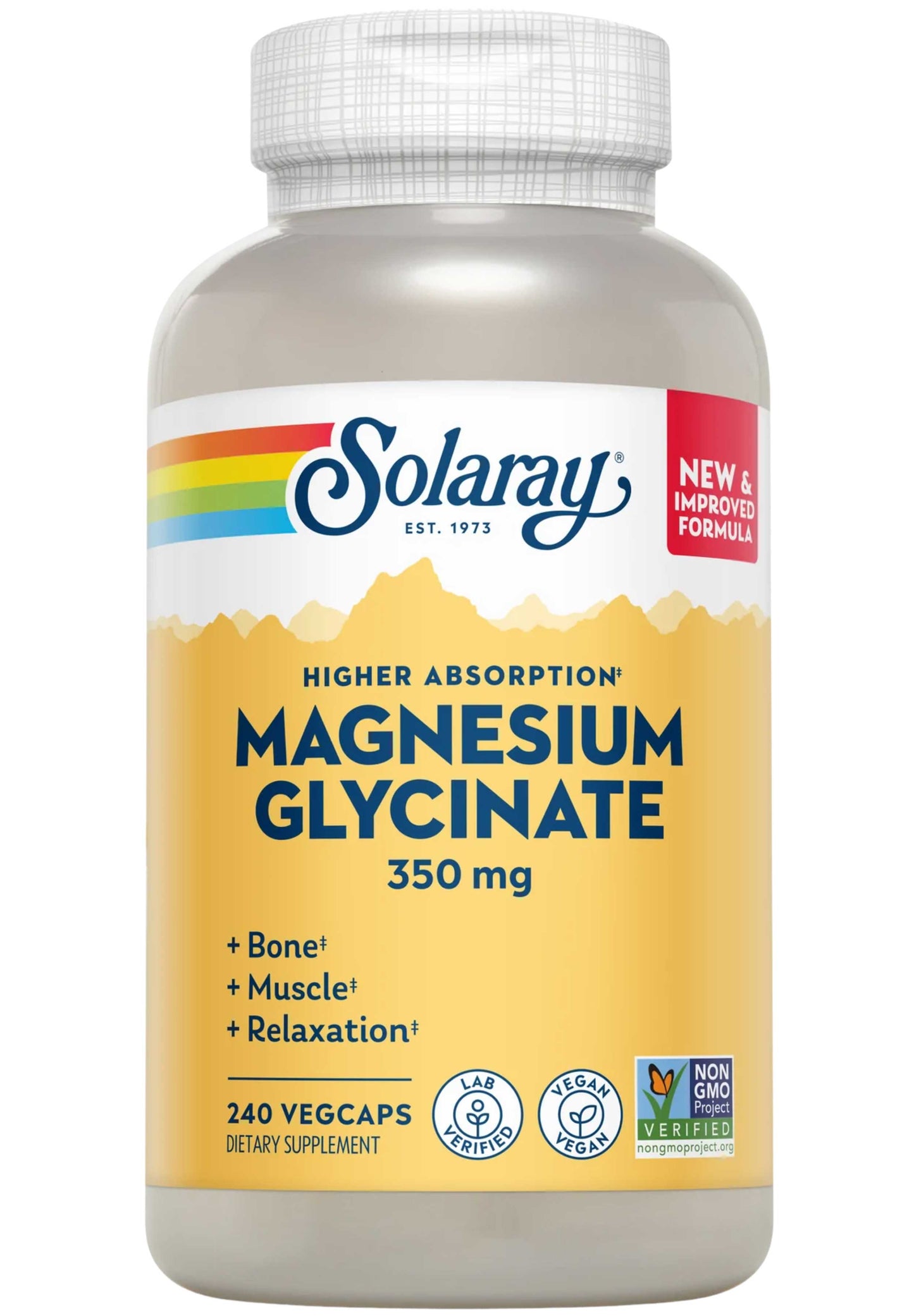 Solaray Magnesium Glycinate 350 mg