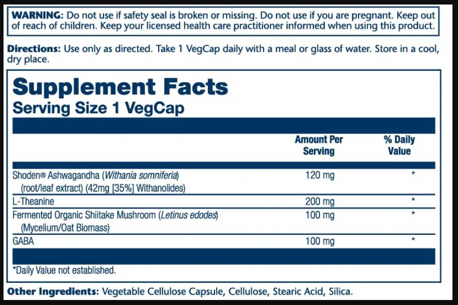 Solaray SharpMind Stress