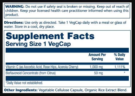 Solaray Vitamin C with Bioflavonoid Concentrate