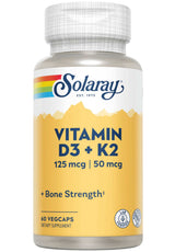 Solaray Vitamin D3 + K2