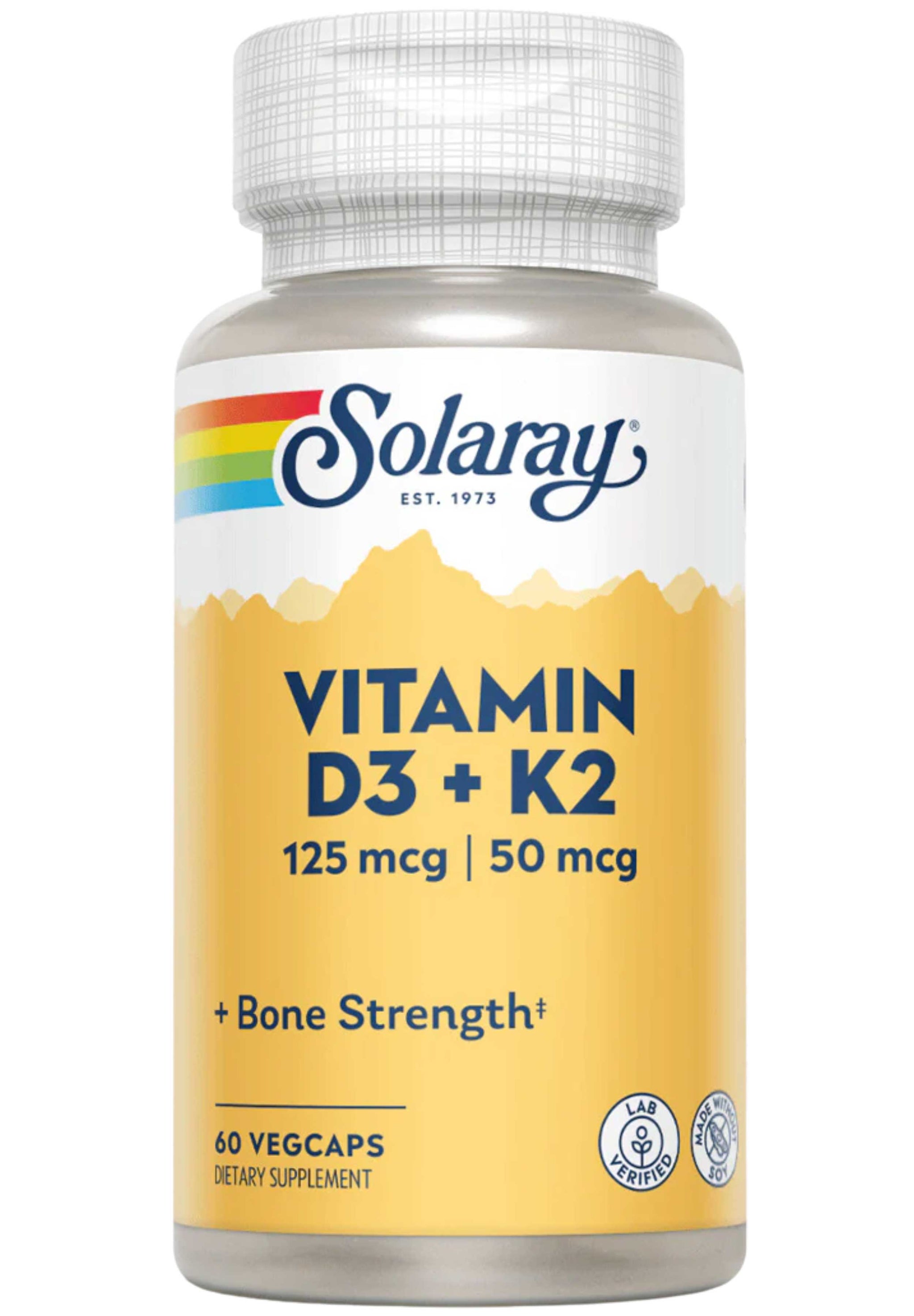 Solaray Vitamin D3 + K2