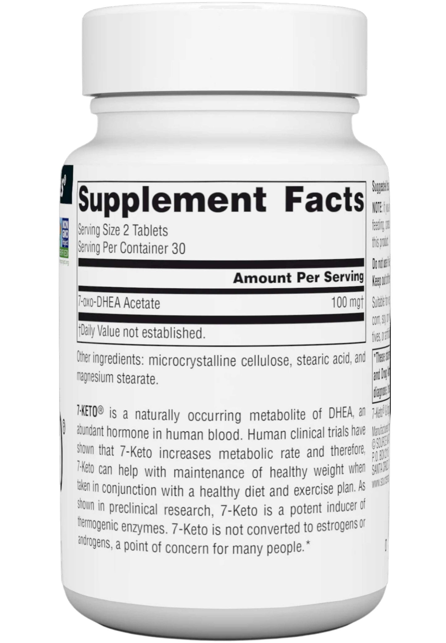 Source Naturals 7-Keto® DHEA Metabolite 50 mg