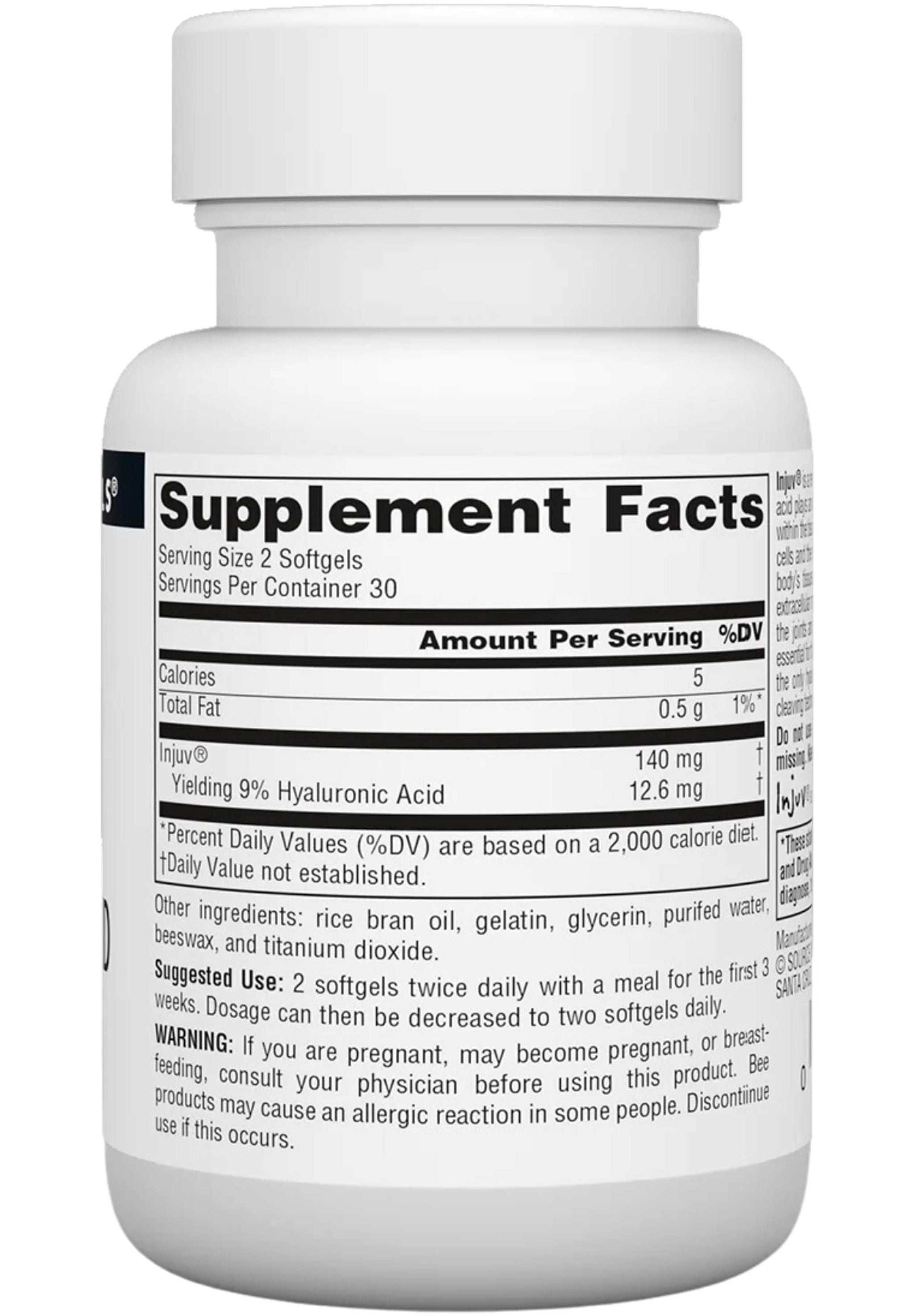 Source Naturals Injuv® Hyaluronic Acid 70 mg