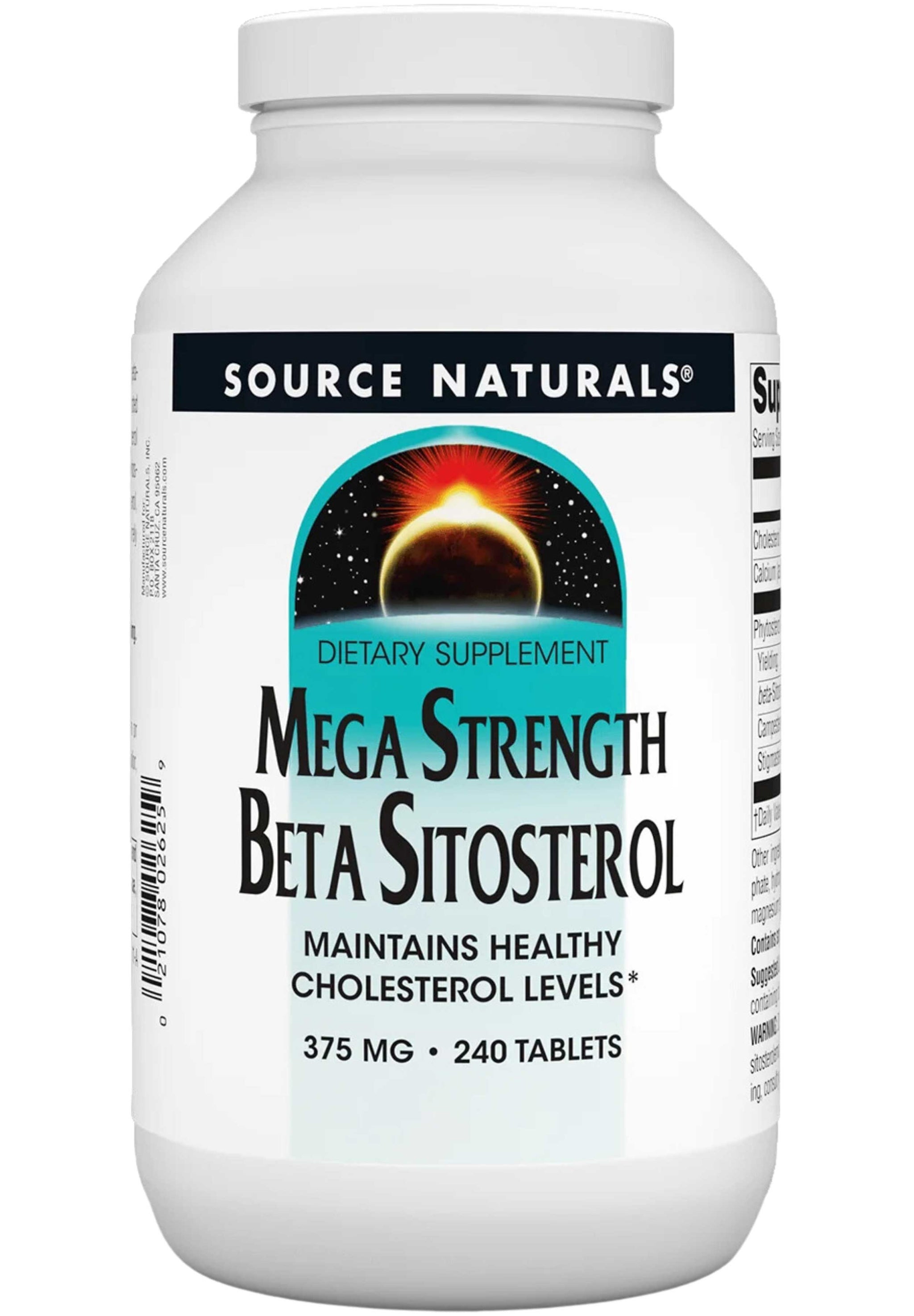 Source Naturals Mega Strength Beta Sitosterol